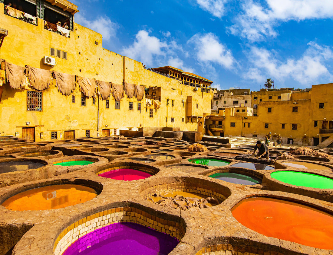Noah Jigsaw Puzzle Fes, Morocco leather tanneries in the old capital 1000 pieces
