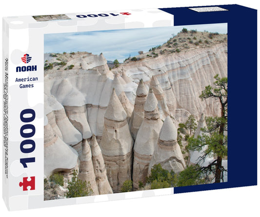Noah Jigsaw Puzzle New Mexico Cochiti Pueblo Kasha Katuwe Tent Rocks National Monument Hoodoos along Slot canyon trail 1000 pieces