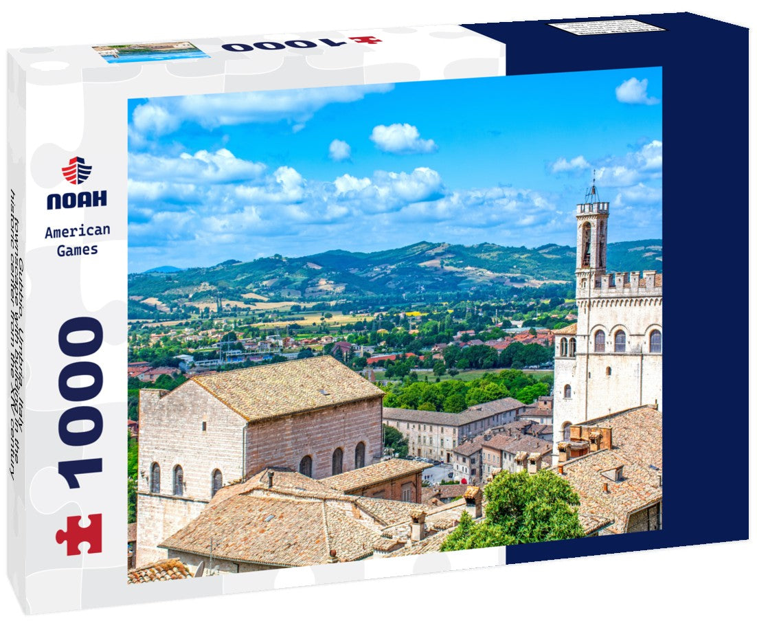 Noah Jigsaw Puzzle Gubbio, Umbria, Italy - townscape with building in the historic center from the XIV century 1000 pieces