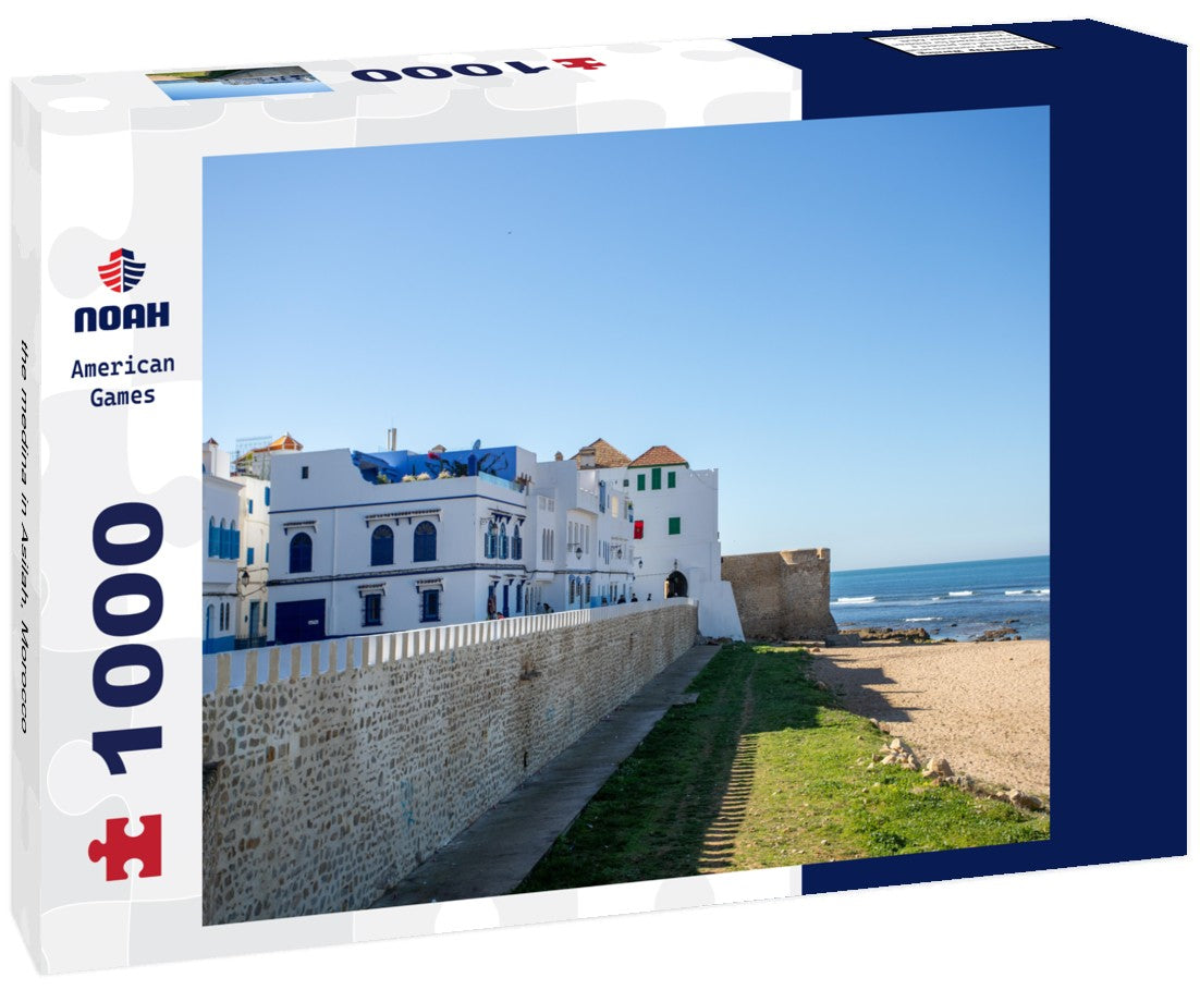 the medina in Asilah, Morocco 1000pc Puzzle