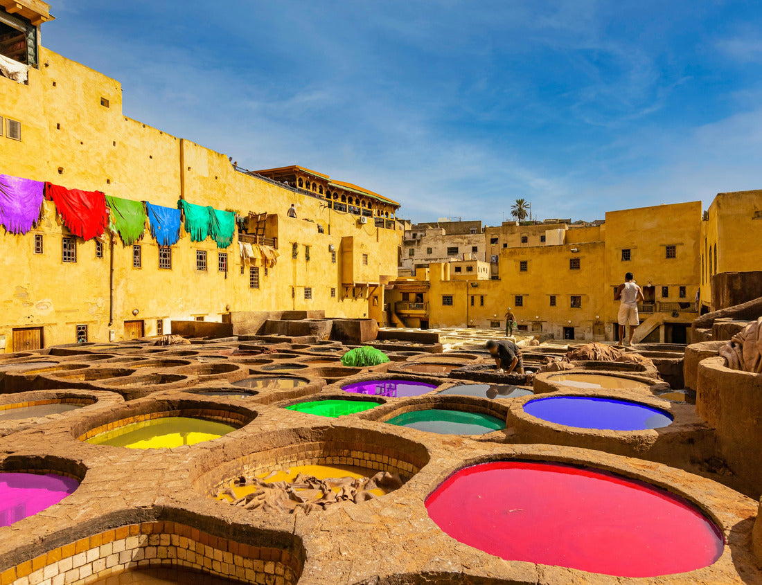 Noah Jigsaw Puzzle Fes, Morocco leather tanneries in the old capital 1000 pieces
