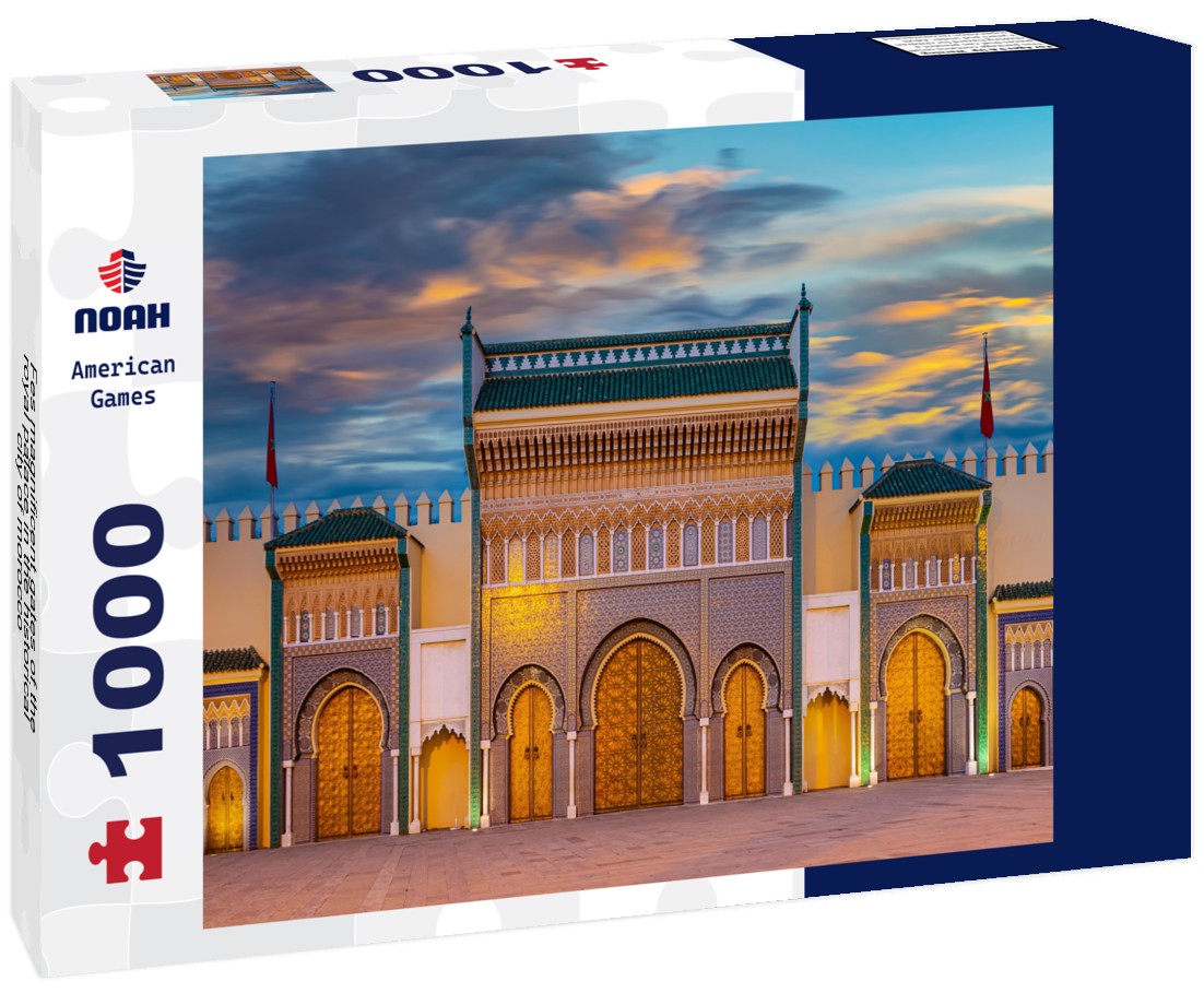 Noah Jigsaw Puzzle Fes magnificent gates of the royal palace in the historical city of morocco 1000 pieces