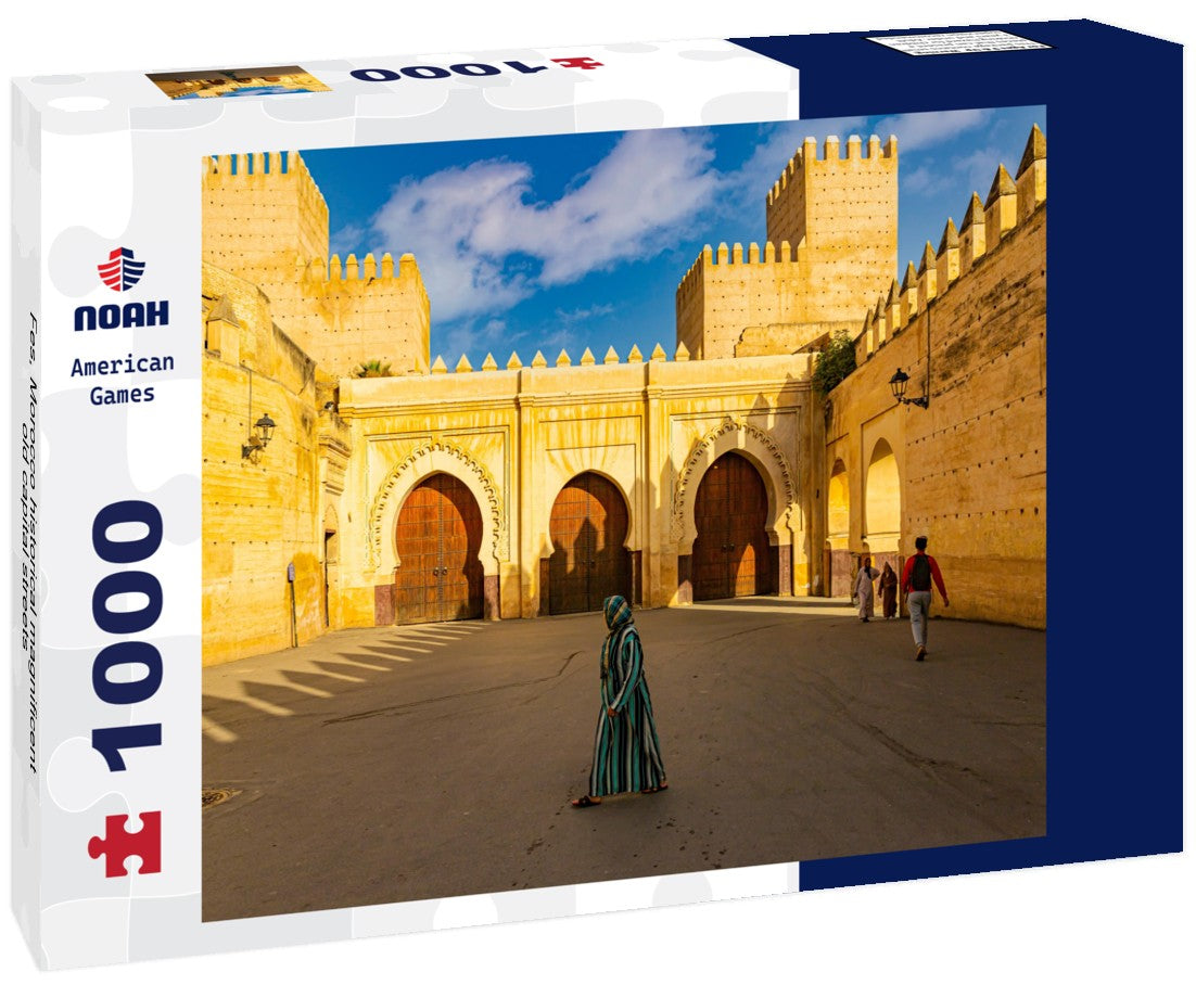 Noah Jigsaw Puzzle Fes, Morocco historical magnificent old capital streets 1000 pieces