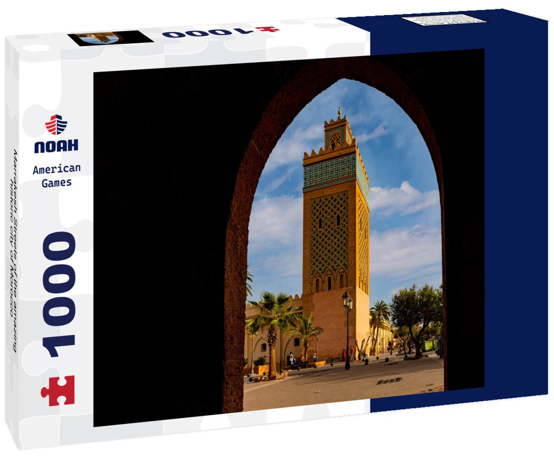 Noah Jigsaw Puzzle Marrakesh Streets of the amazing historic city of Morocco 1000 pieces