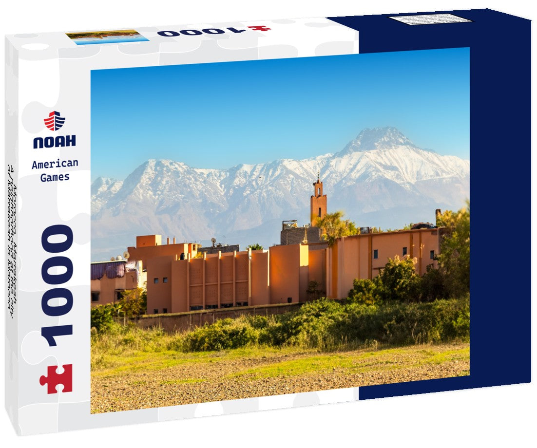 Noah Jigsaw Puzzle Morocco, Marrakesh - A neighborhood at the city of Marrakesh in Morocco 1000 pieces