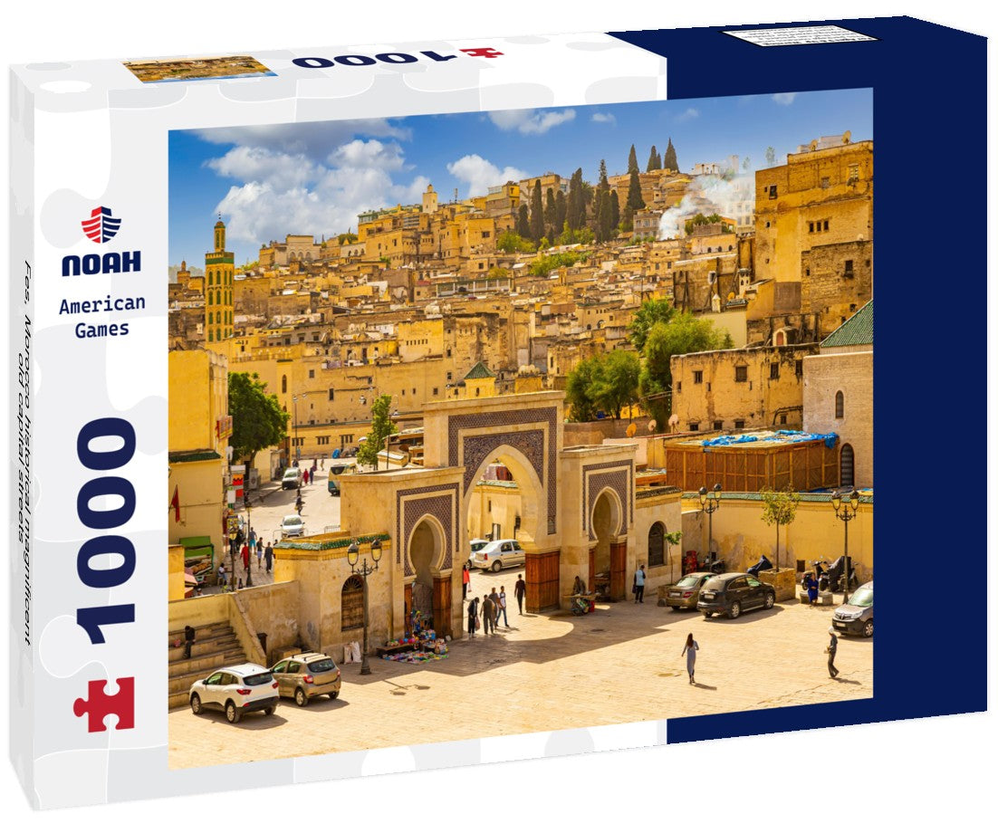 Noah Jigsaw Puzzle Fes, Morocco historical magnificent old capital streets 1000 pieces