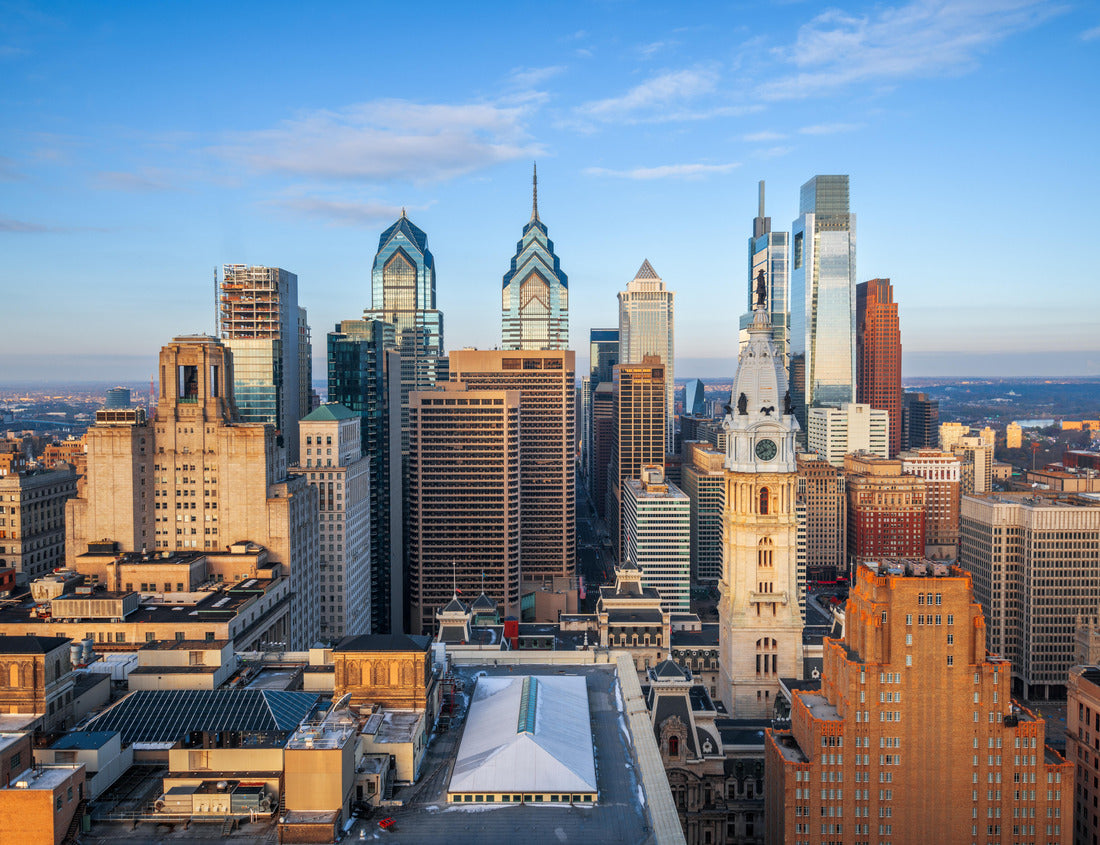 Noah Jigsaw Puzzle Philadelphia, Pennsylvania, USA downtown city skyline at dusk 1000 pieces