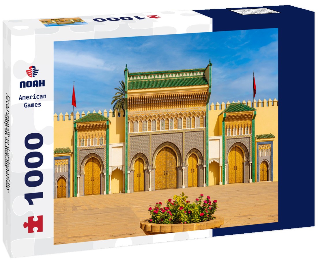 Noah Jigsaw Puzzle Fes magnificent gates of the royal palace in the historical city of morocco 1000 pieces