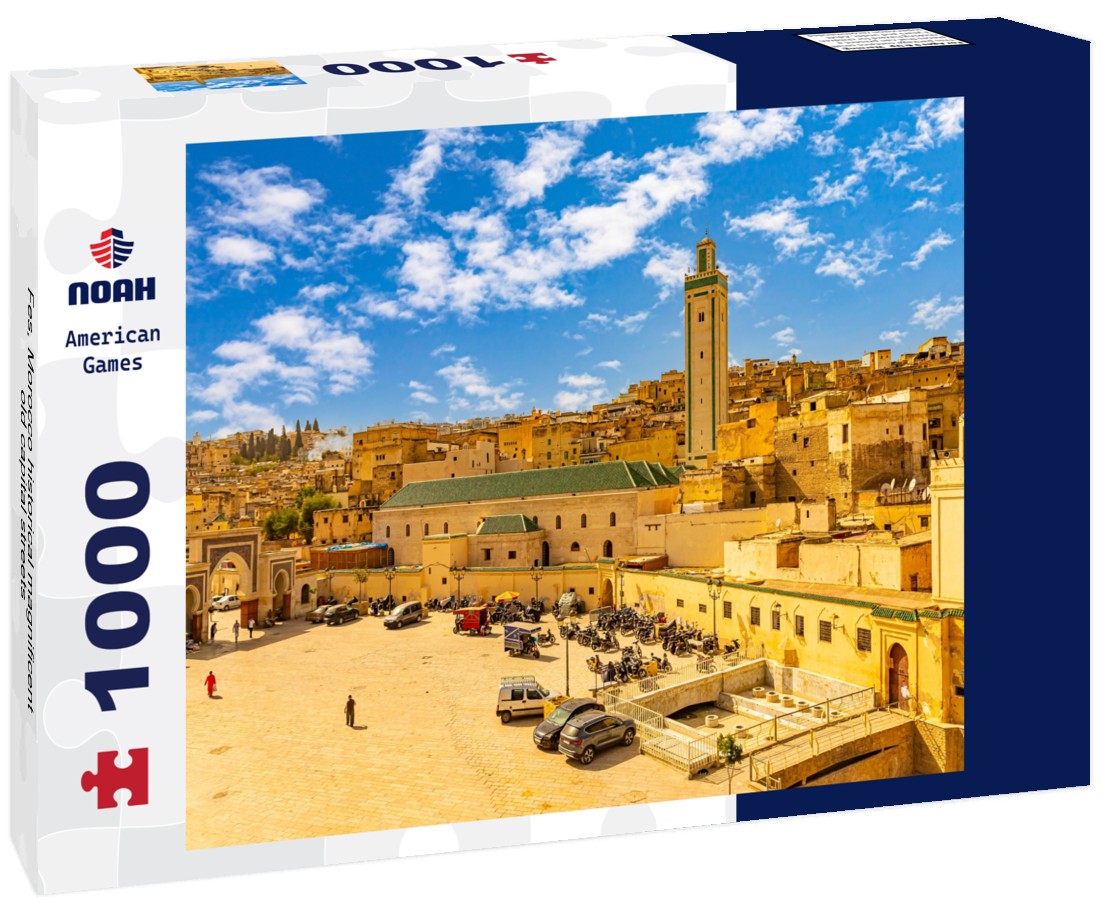 Noah Jigsaw Puzzle Fes, Morocco historical magnificent old capital streets 1000 pieces