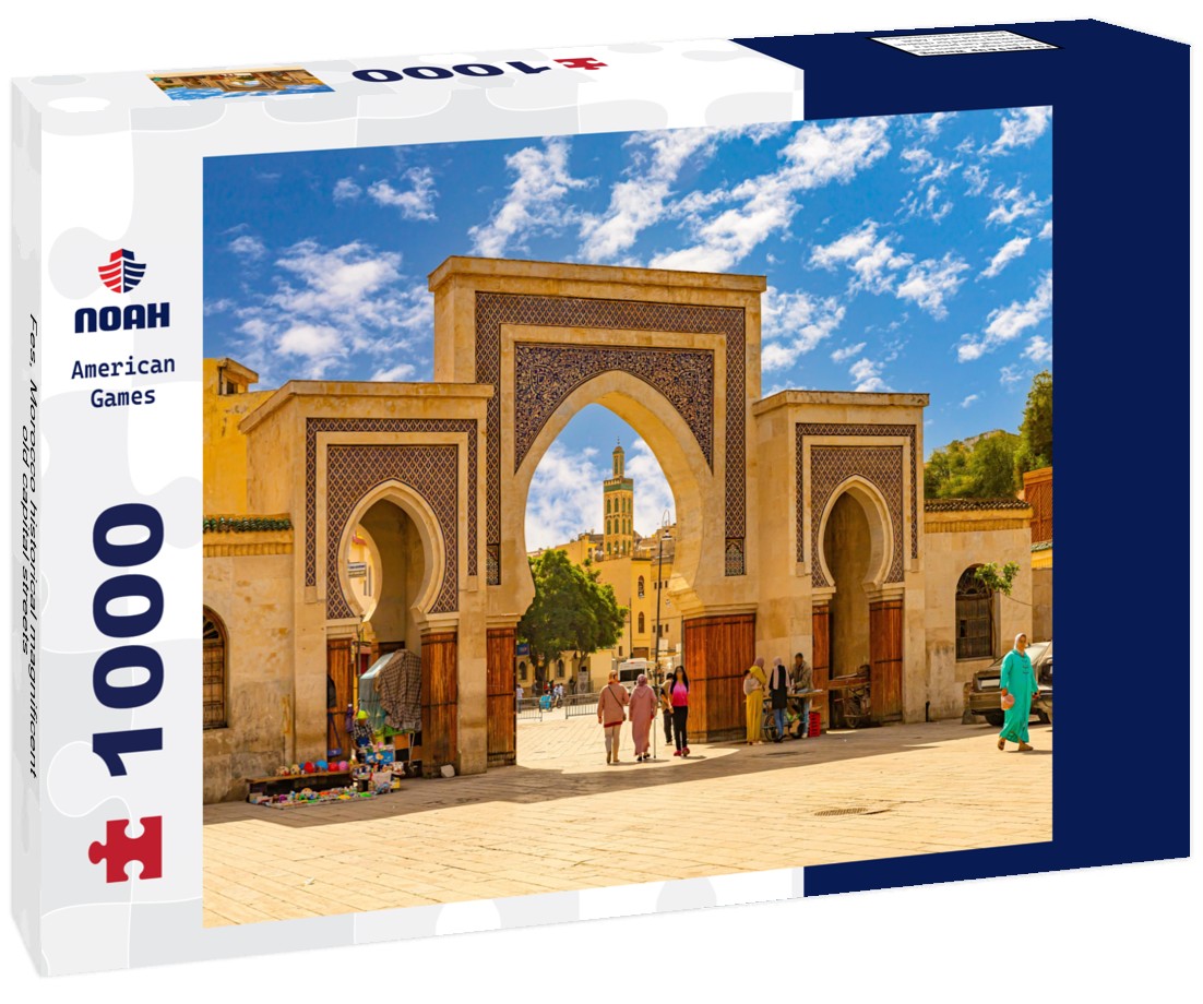Noah Jigsaw Puzzle Fes, Morocco historical magnificent old capital streets 1000 pieces