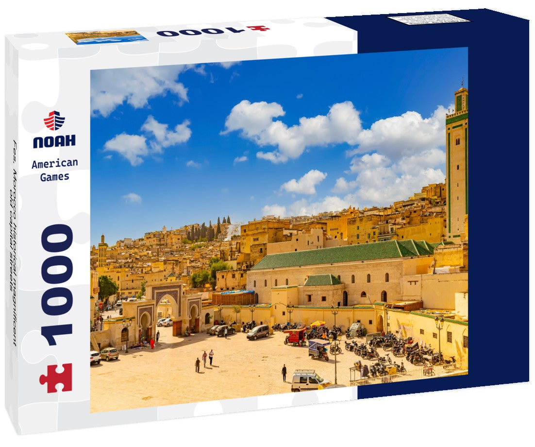 Noah Jigsaw Puzzle Fes, Morocco historical magnificent old capital streets 1000 pieces