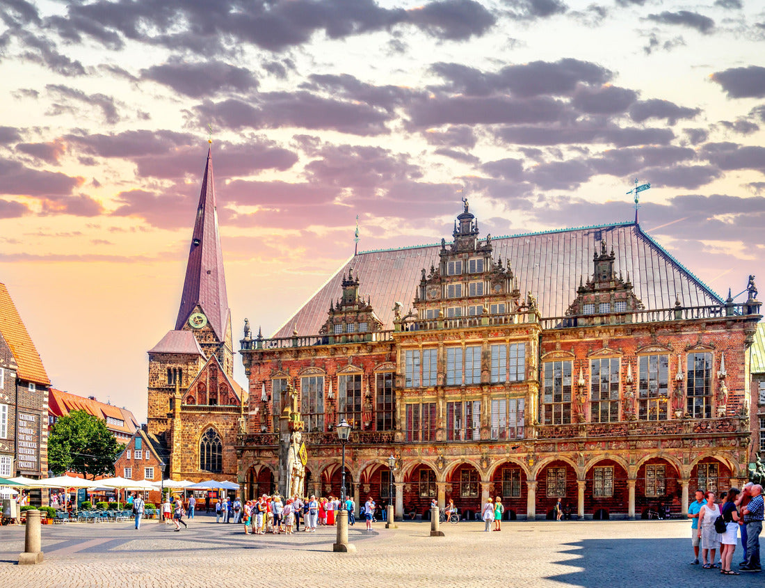 Noah Jigsaw Puzzle Market, Old City of Bremen, Germany 1000 pieces