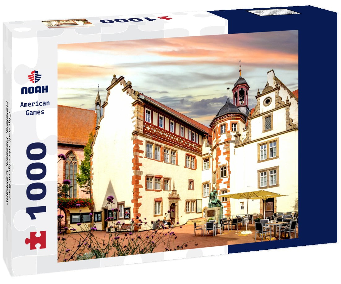 Noah Jigsaw Puzzle City hall, old city of Bad Hersfeld, Hessen, Germany 1000 pieces