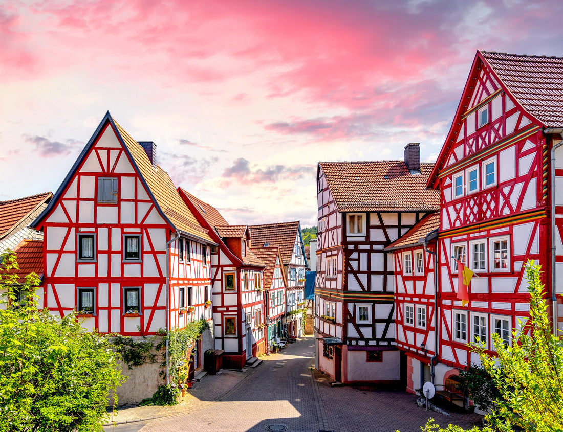 Old city of Bad Orb, Hessen, Germany 1000pc Puzzle
