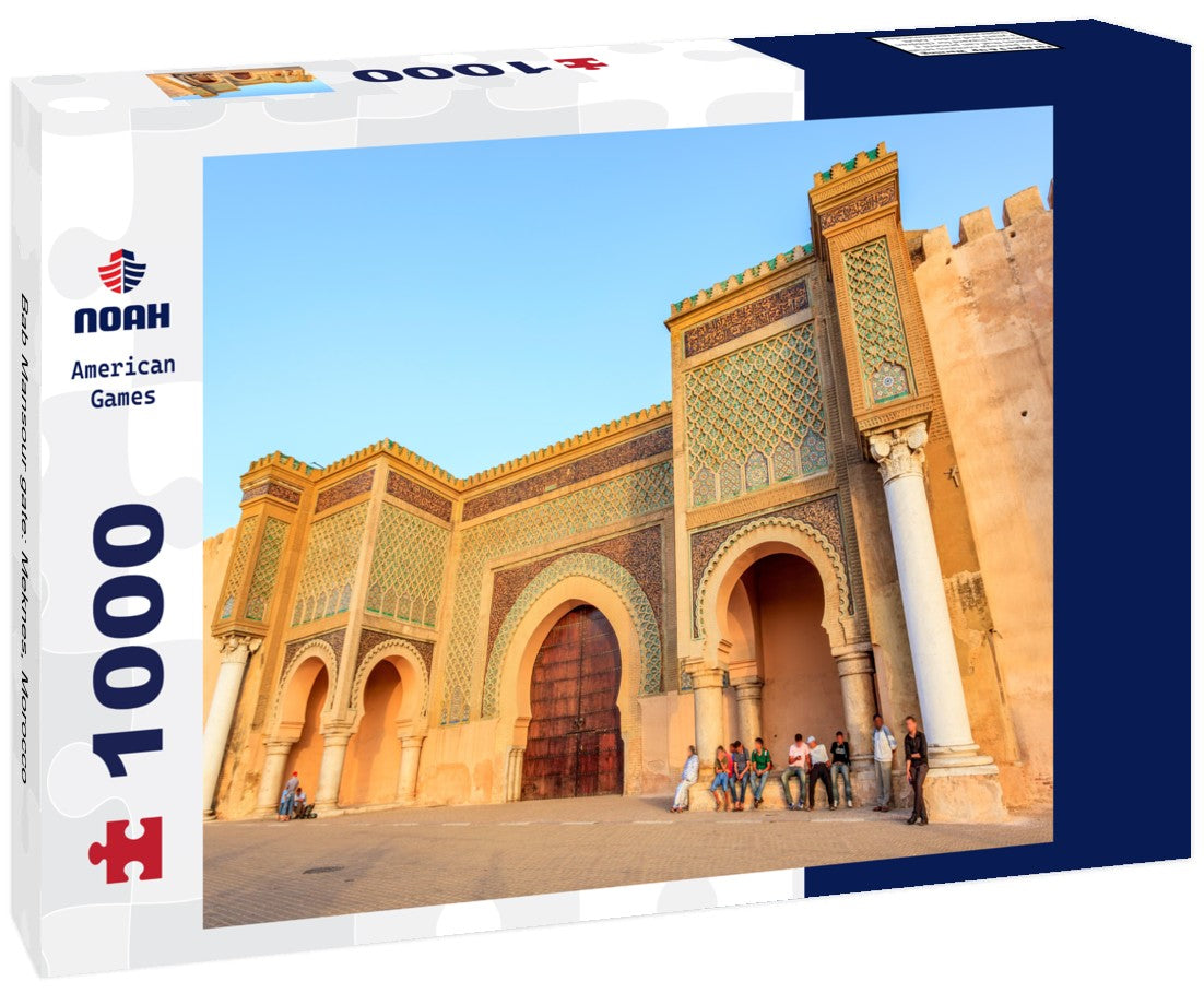 Noah Jigsaw Puzzle Bab Mansour gate: Meknes, Morocco 1000 pieces