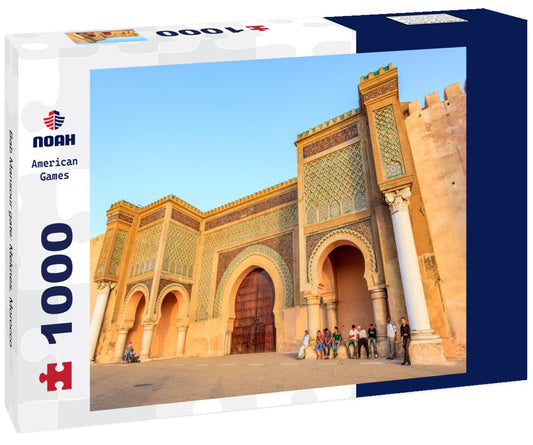 Noah Jigsaw Puzzle Bab Mansour gate: Meknes, Morocco 1000 pieces
