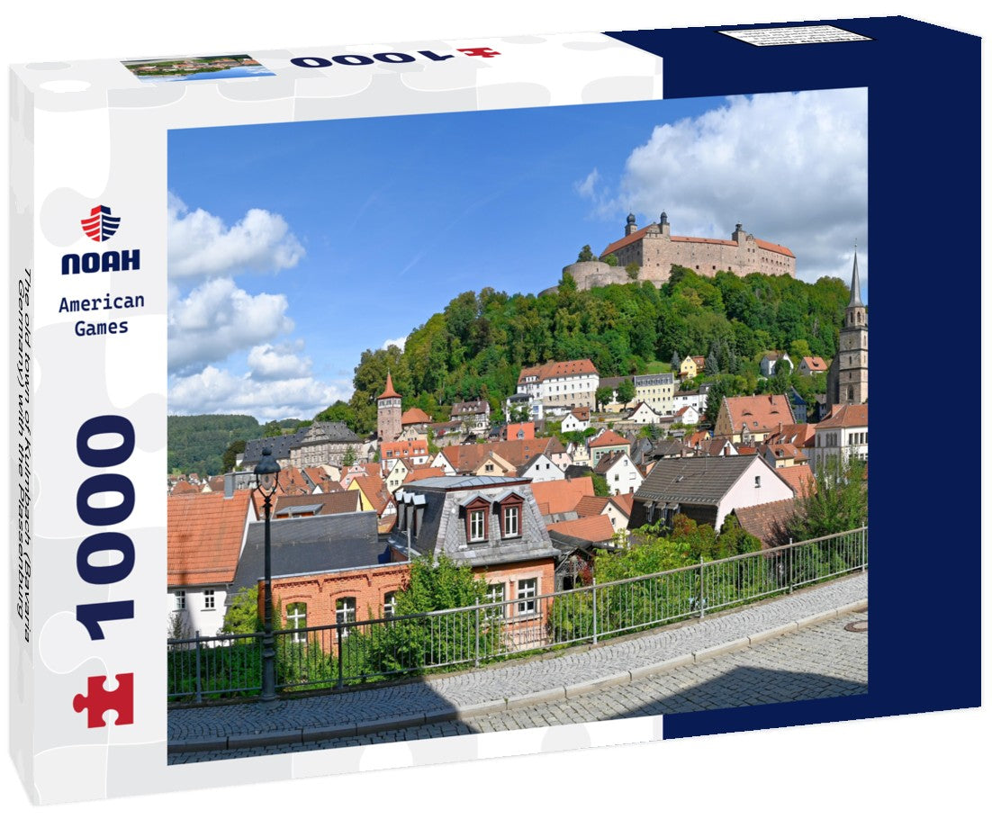 The old town of Kulmbach (Bavaria, Germany) with the Plassenburg 1000pc Puzzle
