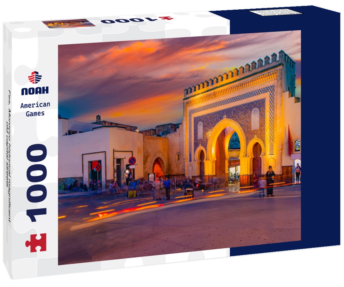 Noah Jigsaw Puzzle Fes, Morocco historical magnificent old capital streets 1000 pieces