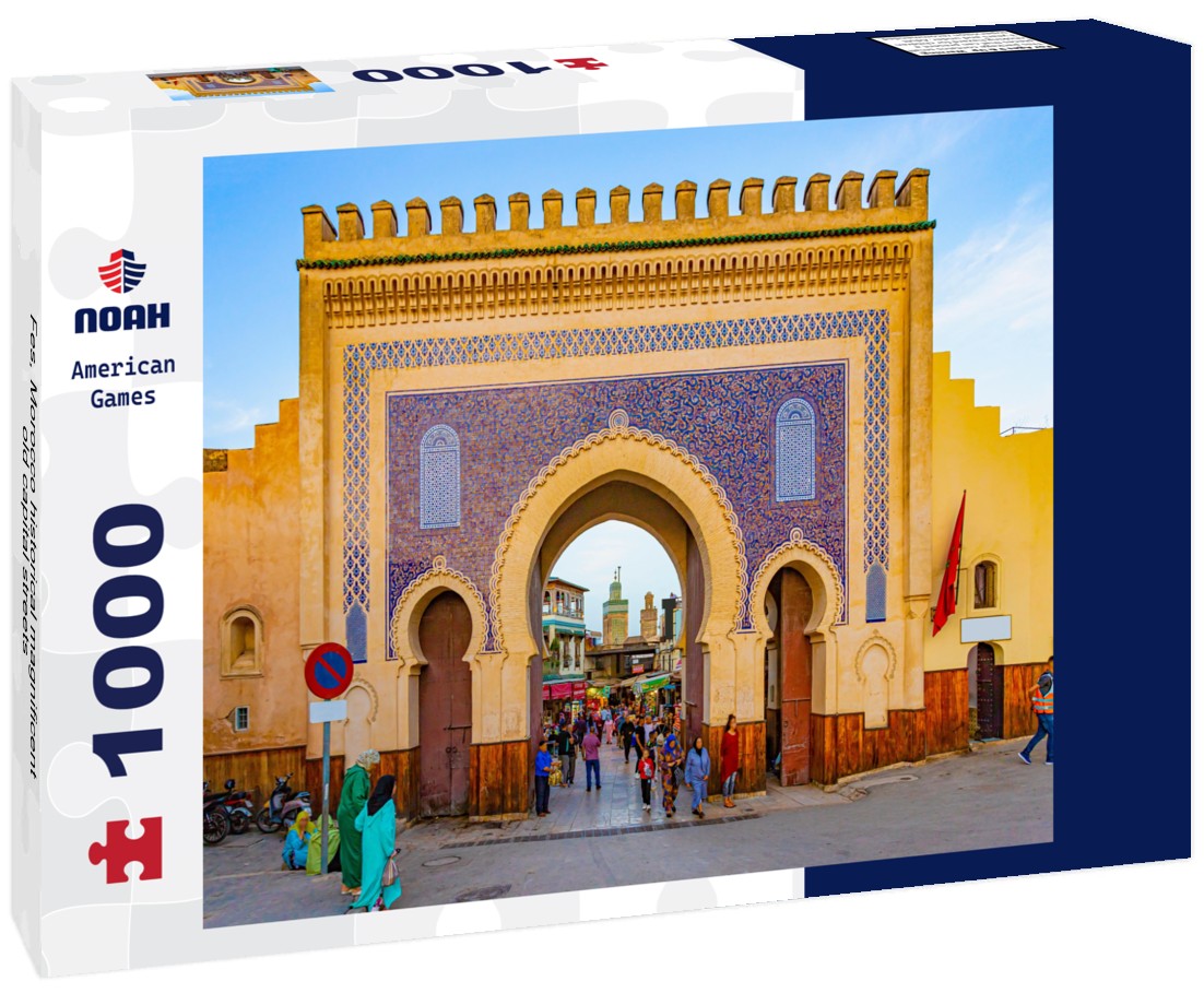 Noah Jigsaw Puzzle Fes, Morocco historical magnificent old capital streets 1000 pieces