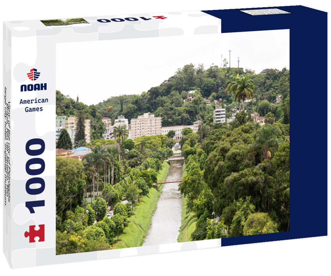 the city of Petrópolis, Brazil, Rio de Janeiro. Rio, large city hotel, imperial museum. The Portuguese colonial city of Dom Pedro 1000pc Puzzle