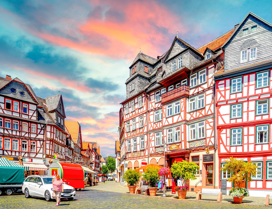 Old city of Butzbach, Hessen, Germany 1000pc Puzzle