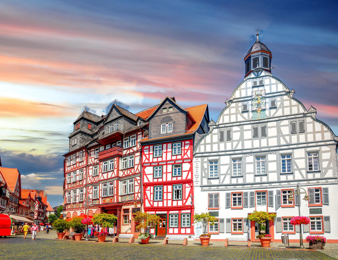 Old city of Butzbach, Hessen, Germany 1000pc Puzzle