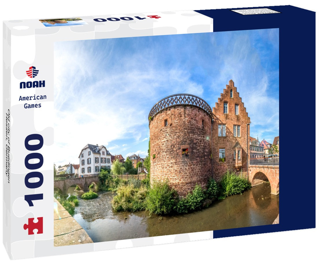 Old city of Buedingen, Hessen, Germany 1000pc Puzzle