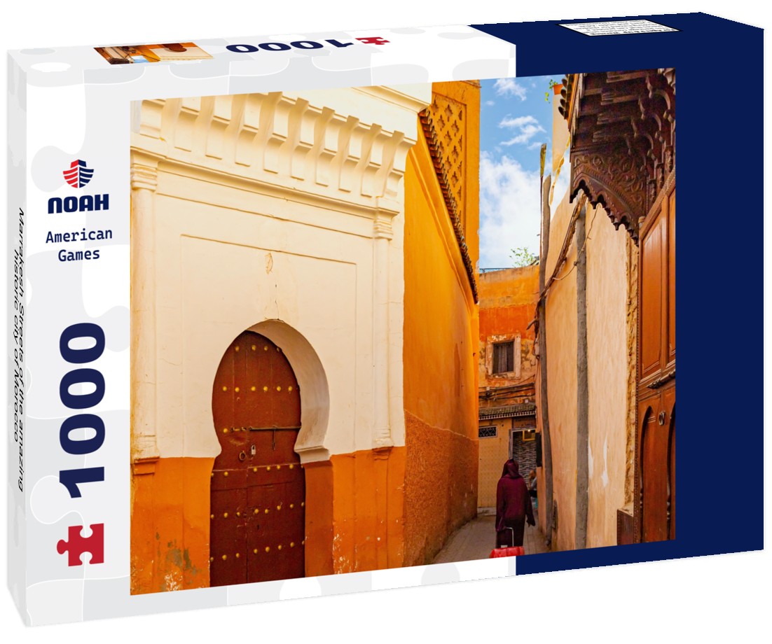 Noah Jigsaw Puzzle Marrakesh Streets of the amazing historic city of Morocco 1000 pieces