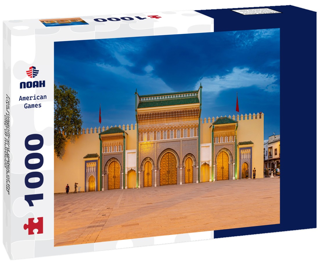 Noah Jigsaw Puzzle Fes magnificent gates of the royal palace in the historical city of morocco 1000 pieces