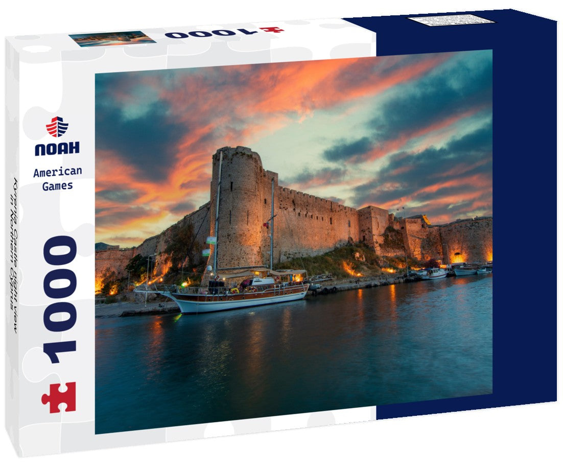 Noah Jigsaw Puzzle Kyrenia Castle night view in Northern Cyprus 1000 pieces