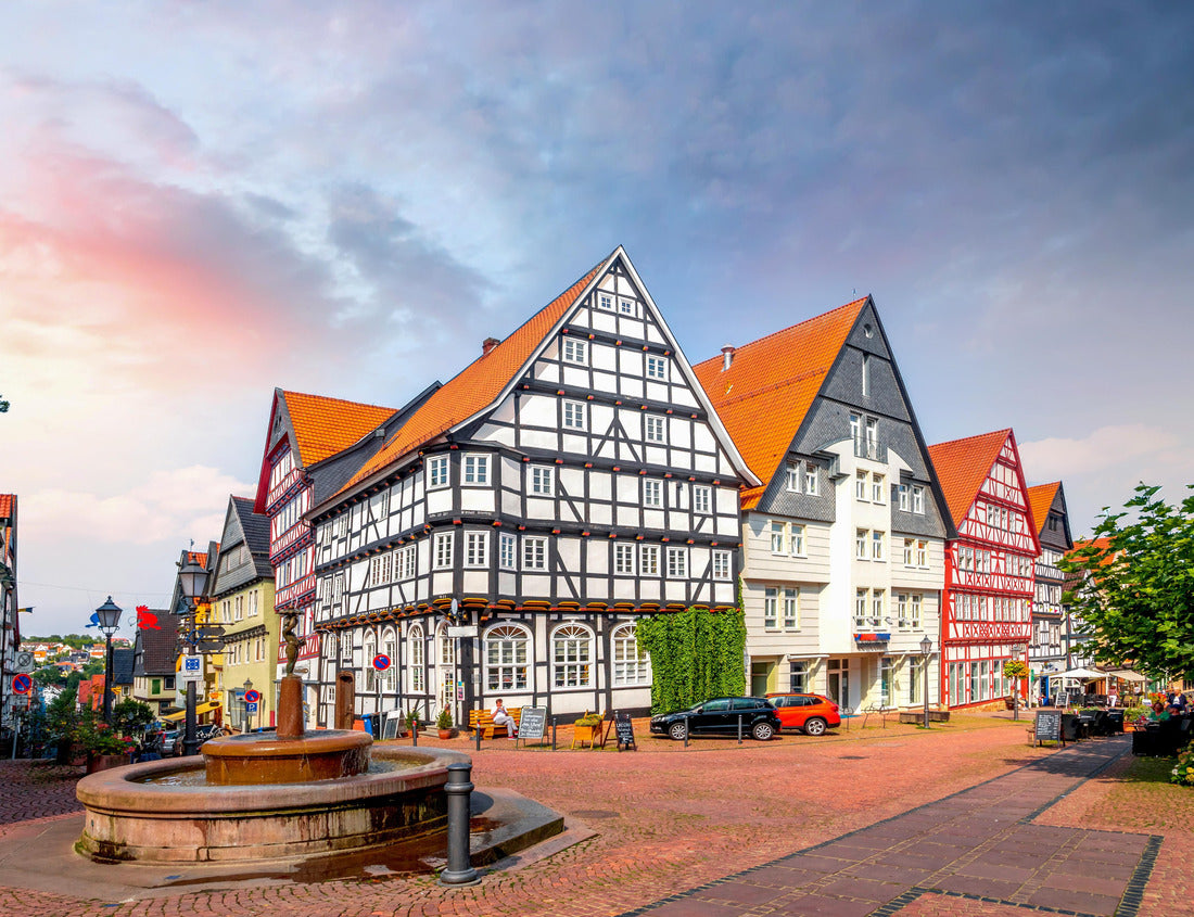 Old city of Bad Wildungen, Hessen, Germany 1000pc Puzzle