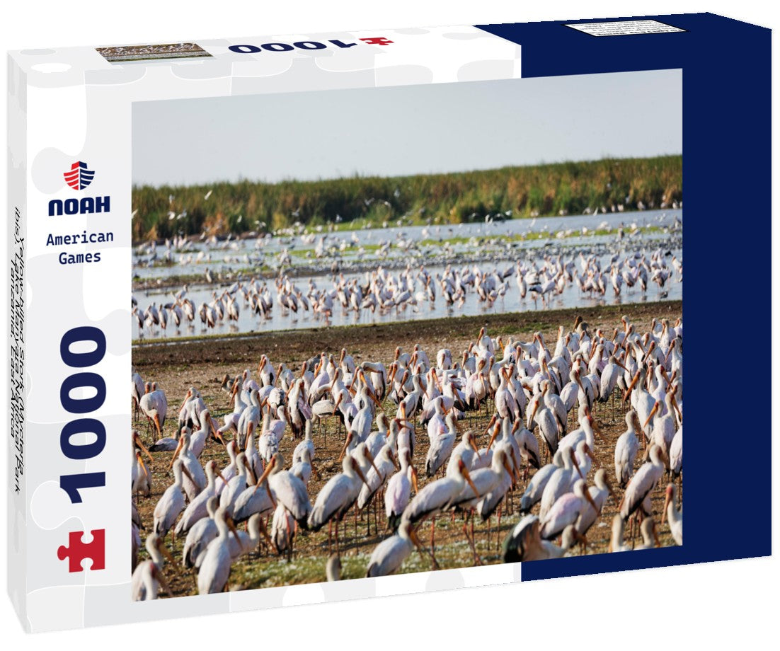 Yellow-billed Stork (Mycteria ibis), Lake Manyara National Park, Tanzania, East Africa 1000pc Puzzle