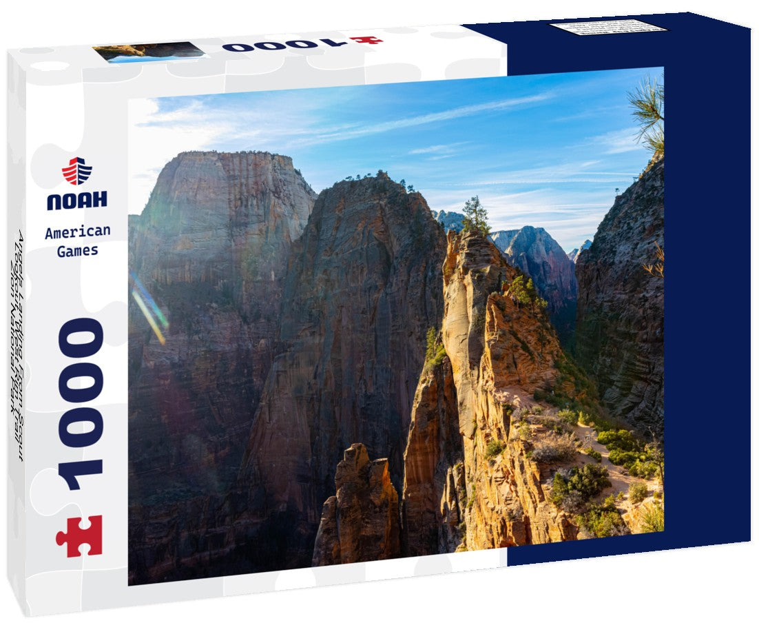 Noah Jigsaw Puzzle Angels Landing From Scout Lookout, West Rim Trail, Zion National Park, Utah, USA 1000 pieces