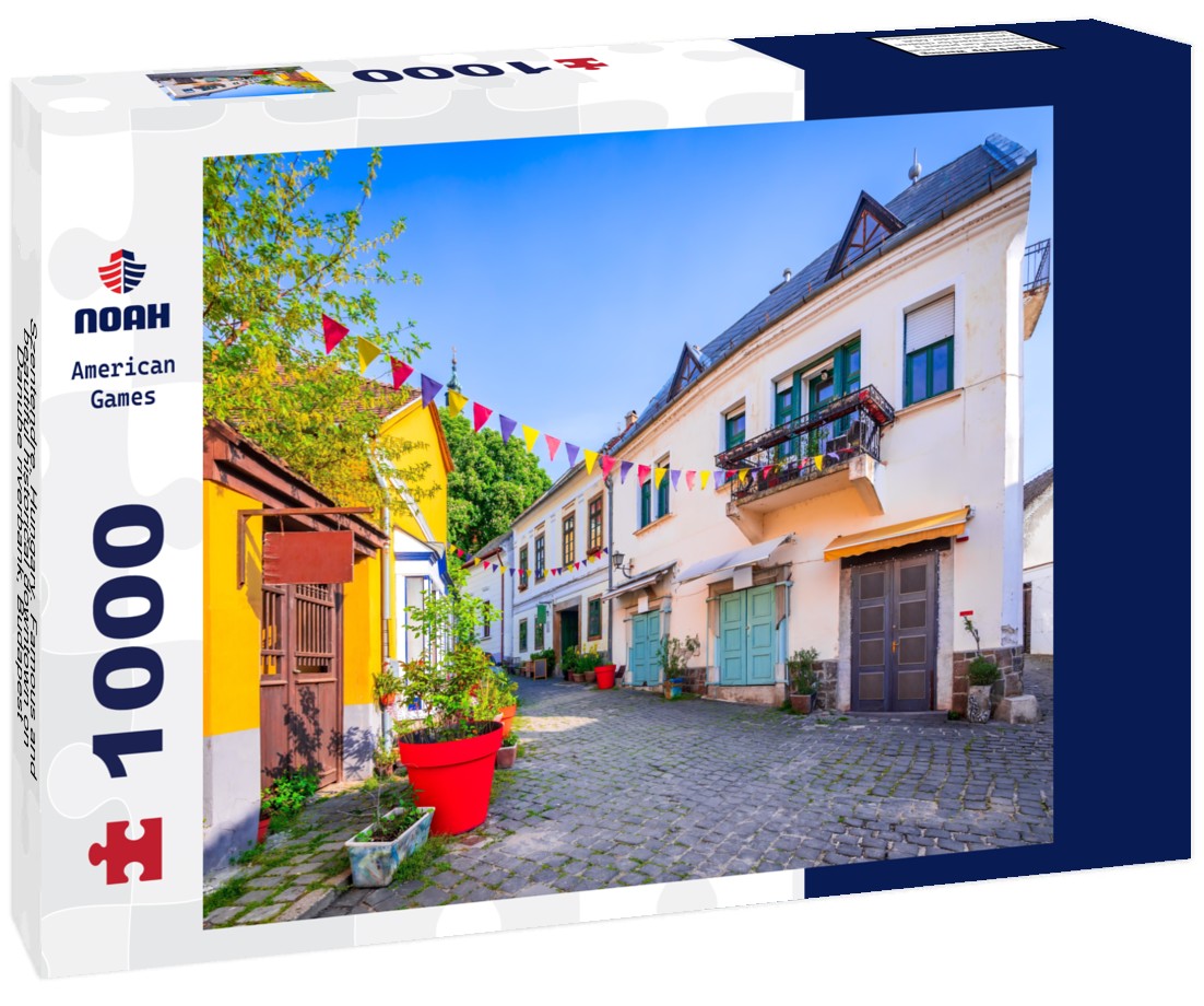 Szentendre, Hungary. Famous and beautiful historical downtown on Danube riverbank, Budapest 1000pc Puzzle