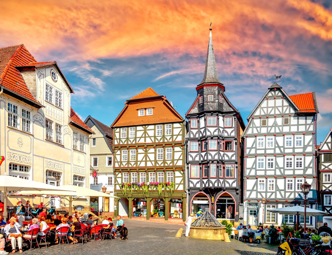 Old city of Fritzlar, Hessen, Germany 1000pc Puzzle