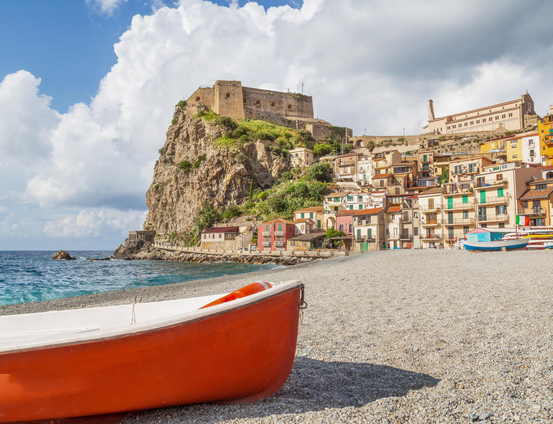 Scilla beach with Castello Ruffo, Calabria, Italy 1000pc Puzzle
