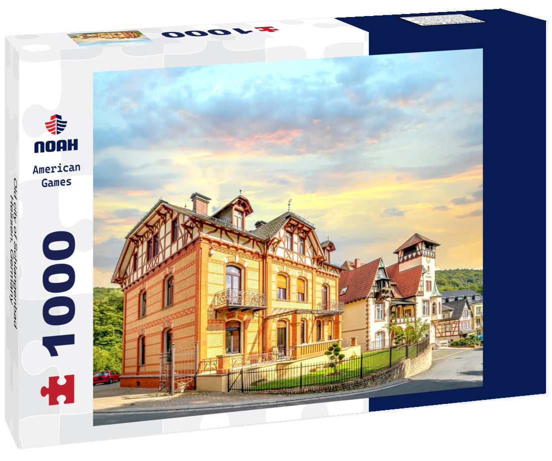 Old city of Schlangenbad, Hessen, Germany 1000pc Puzzle