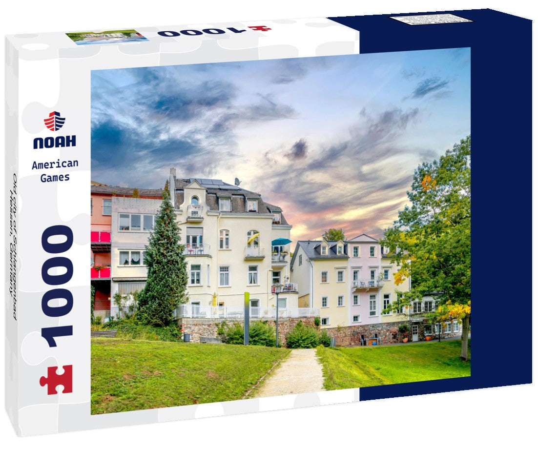 Old city of Schlangenbad, Hessen, Germany 1000pc Puzzle