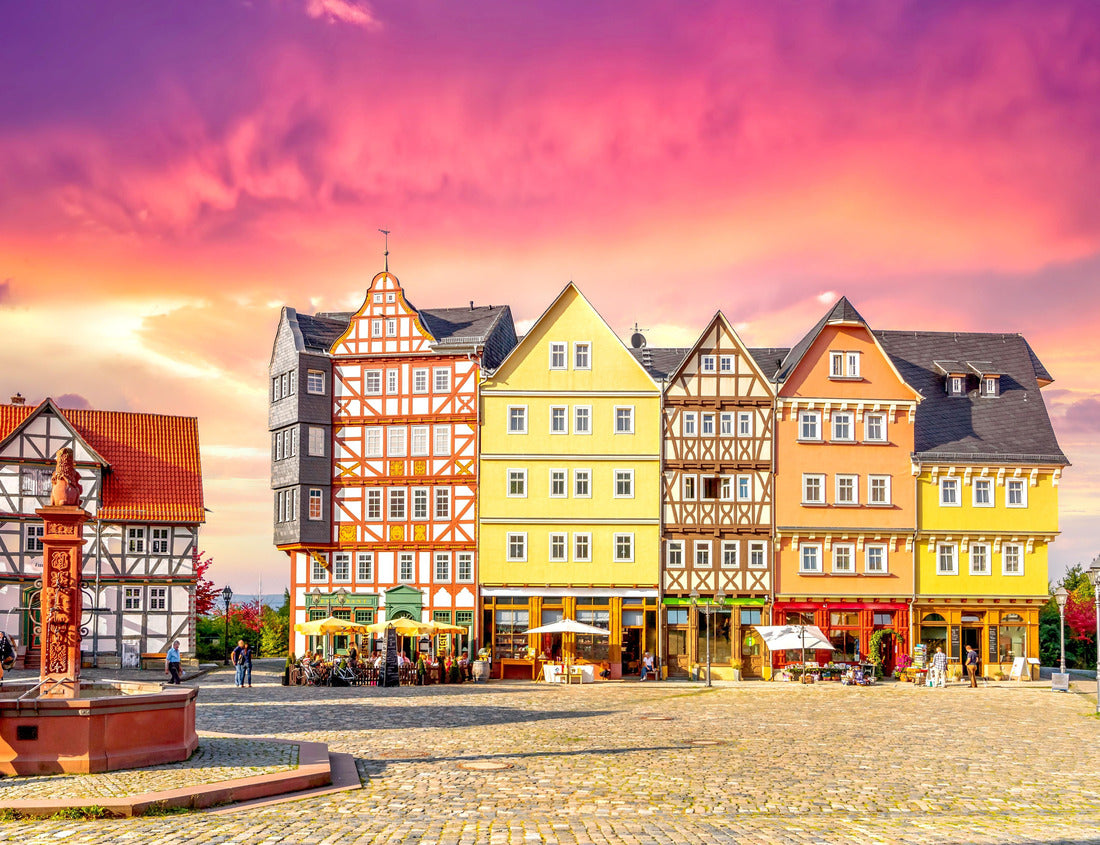 Old city of Hessenpark,Neu Anspach, Hessen, Germany 1000pc Puzzle