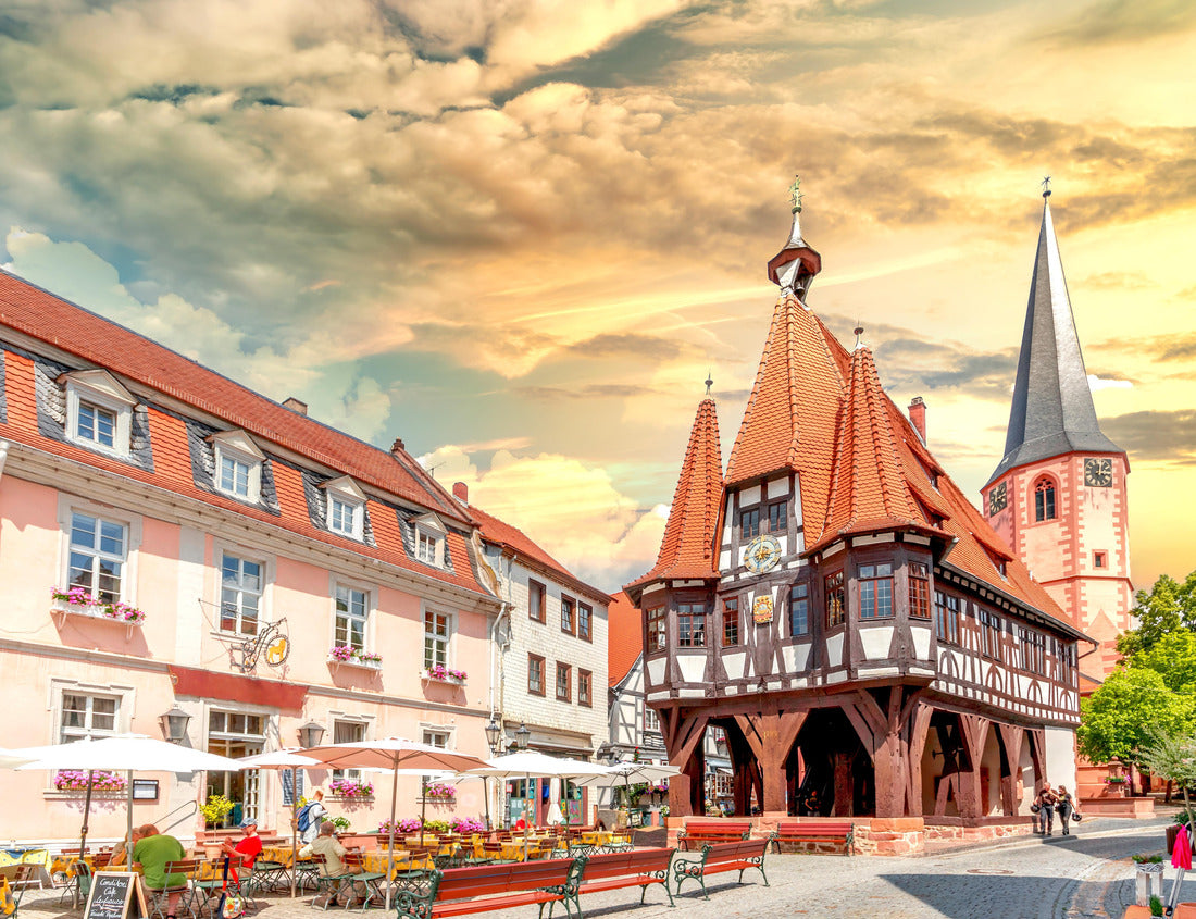 Old city of Michelstadt, Hessen, Germany 1000pc Puzzle