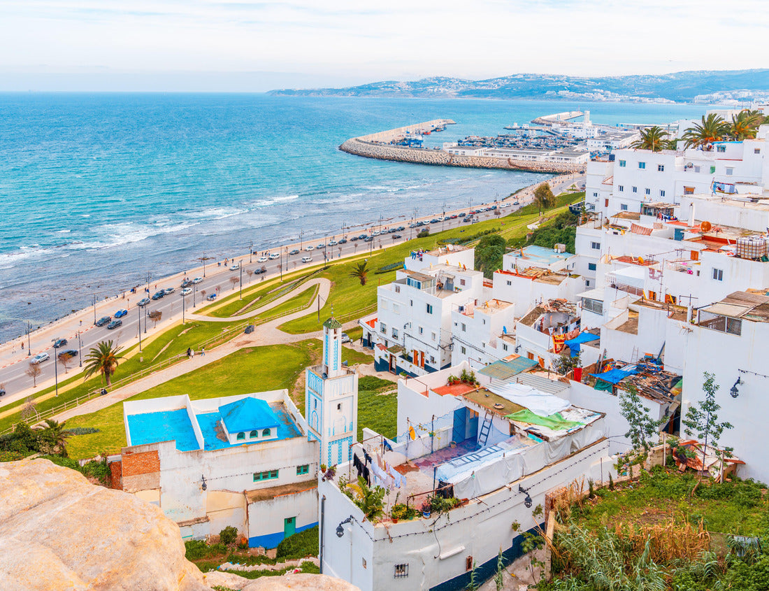 Scenic cityscape of Tanger City on the African side of the Strait of Gibraltar, Morocco 1000pc Puzzle