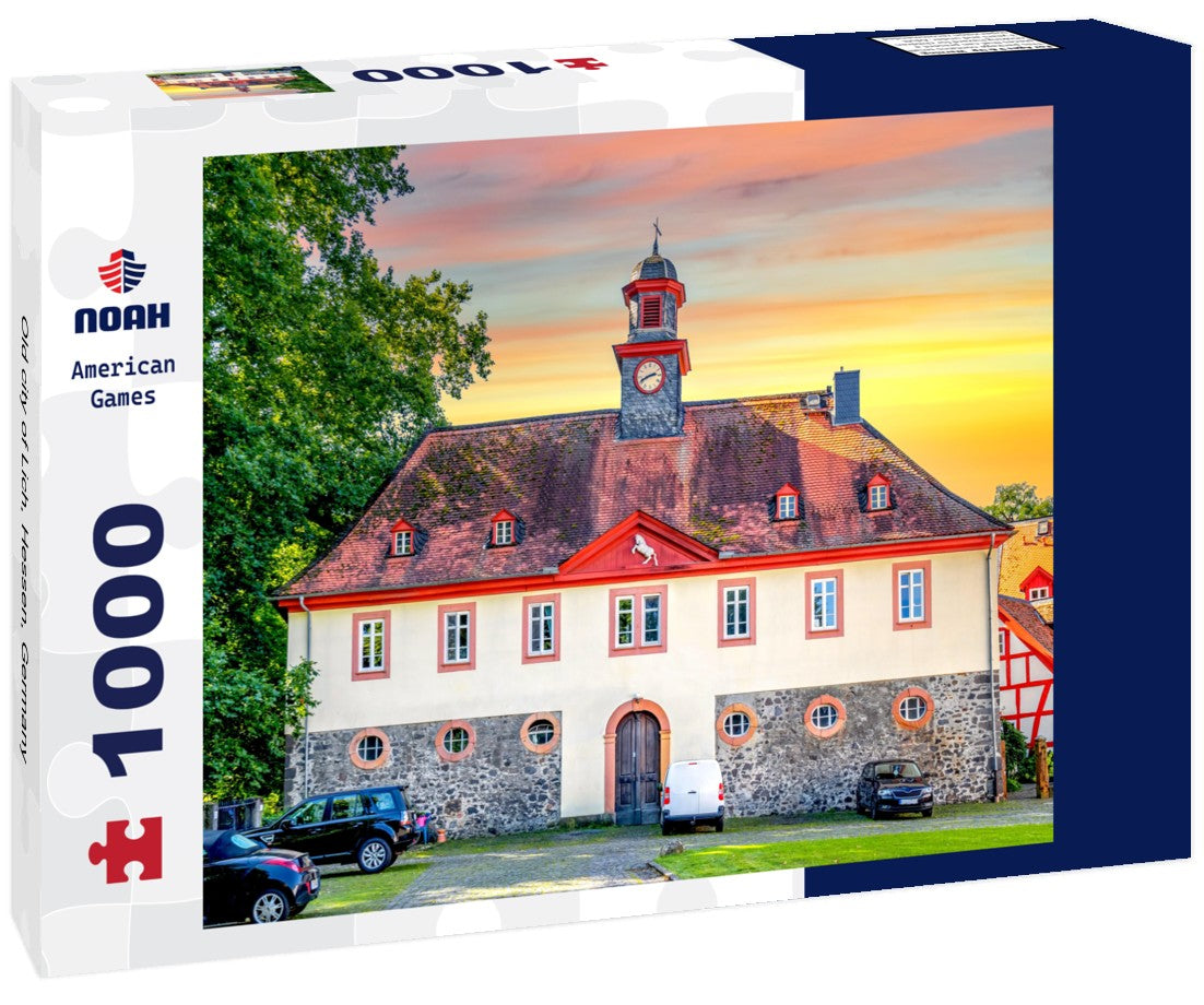 Old city of Lich, Hessen, Germany 1000pc Puzzle