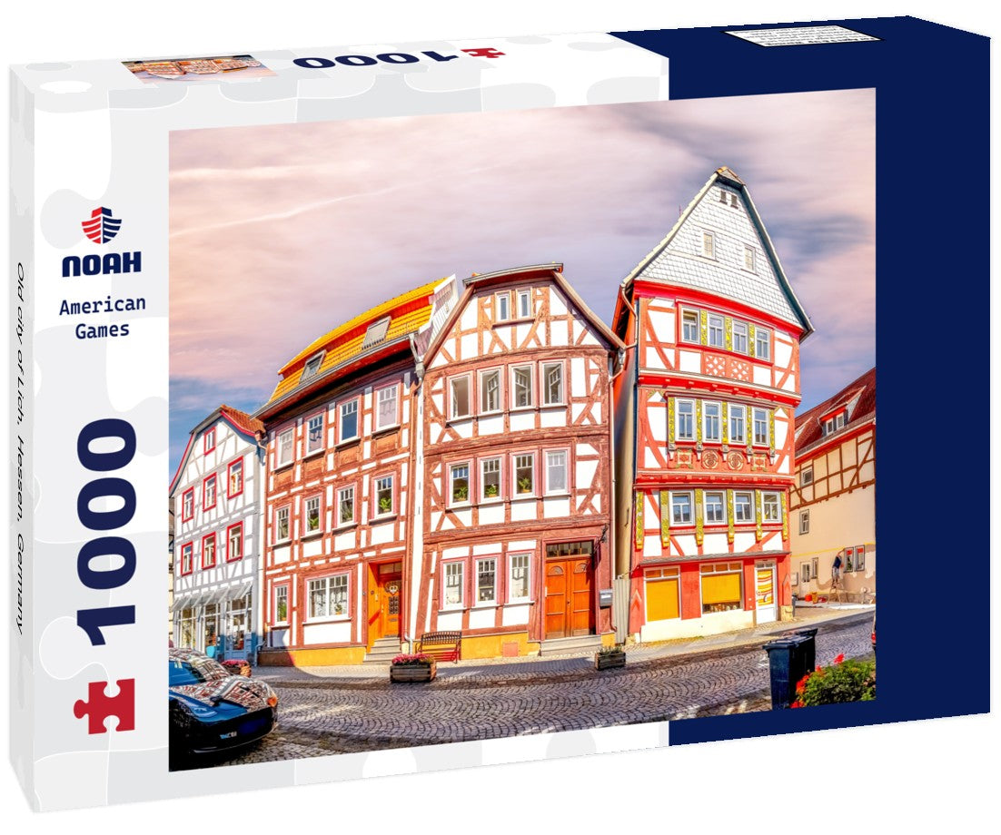 Old city of Lich, Hessen, Germany 1000pc Puzzle