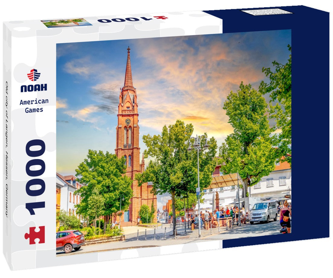 Old city of Langen, Hessen, Germany 1000pc Puzzle