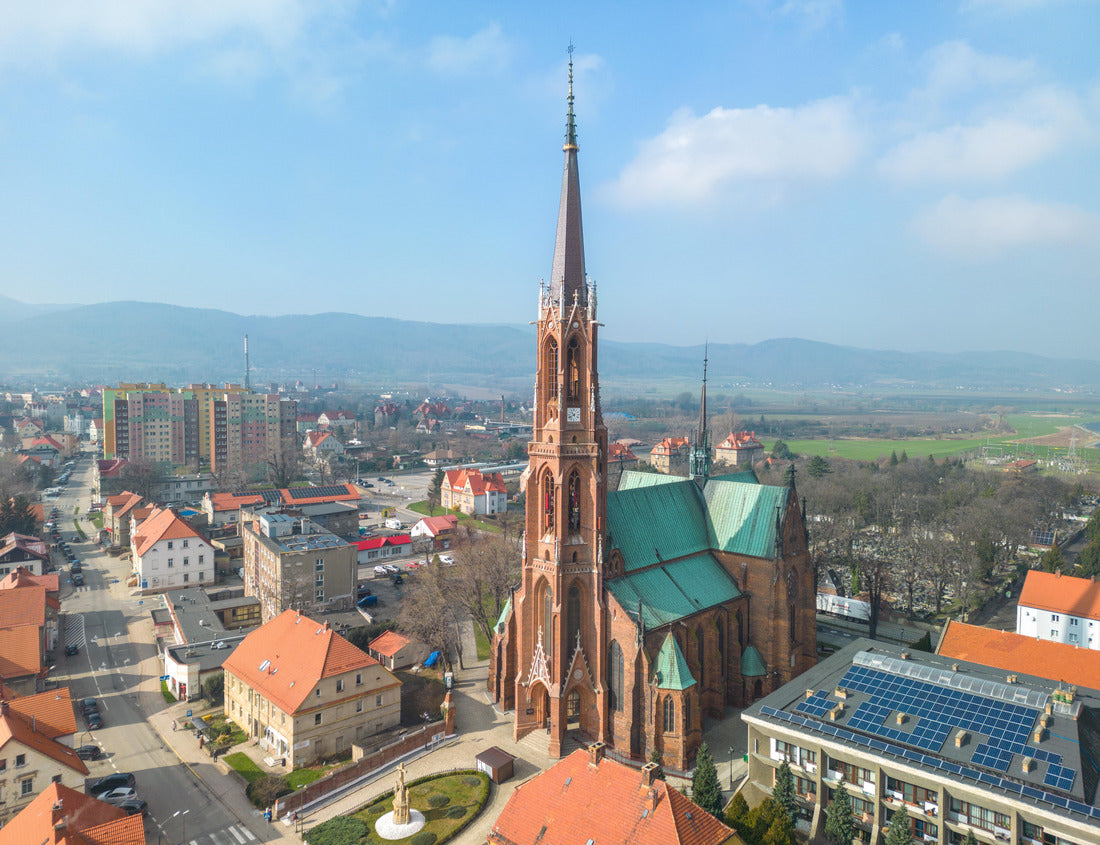the city of Bielawa in the Owl Mountains in Lower Silesia 1000pc Puzzle