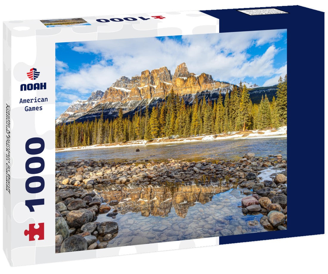 Noah Jigsaw Puzzle Castle Mountain in Banff National Park in Canada 1000 pieces