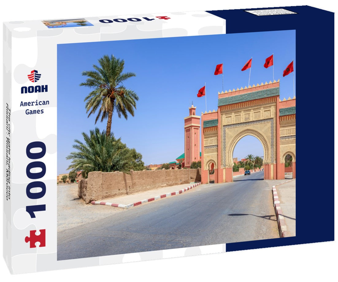 The city gate leading into Rissani : Rissani, Morocco 1000pc Puzzle