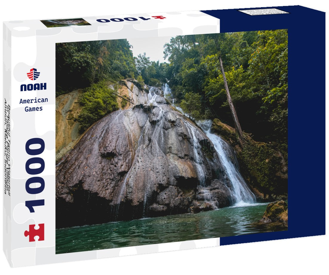 Noah Jigsaw Puzzle Beautiful Taeno Waterfall in Talaga Pange Village, Ambon, Maluku, Indonesia 1000 pieces