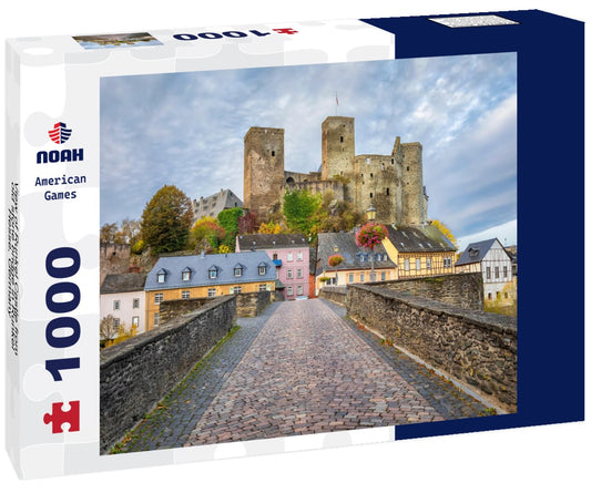 Noah Jigsaw Puzzle View of Runkel Castle from old stone bridge in Runkel, Hesse, Germany 1000 pieces