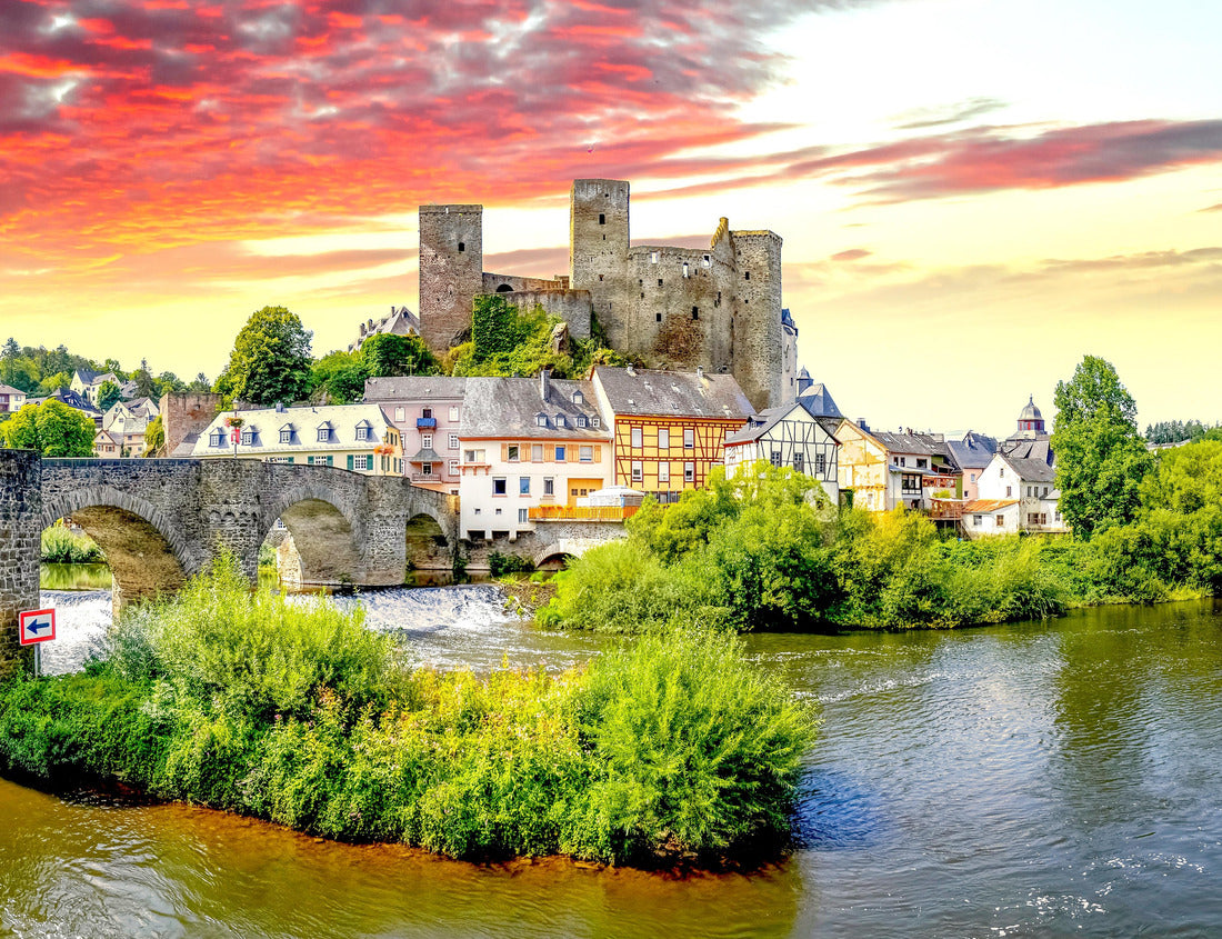 Old city of Runkel, Hessen, Germany 1000pc Puzzle
